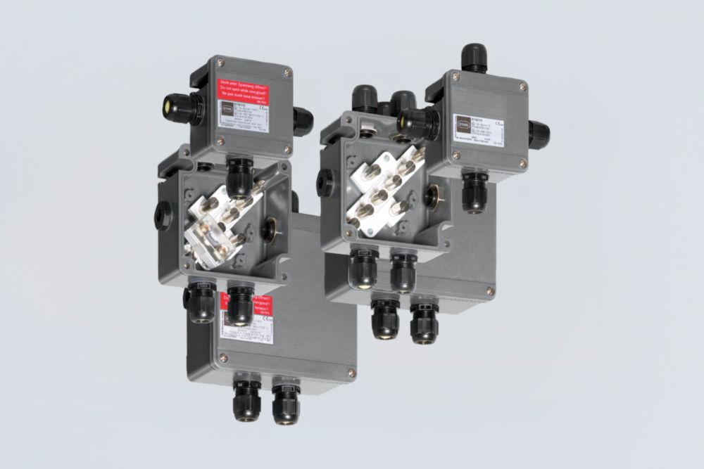 Junction Boxes Series 8118, with 4 to 8 Mantle Terminals